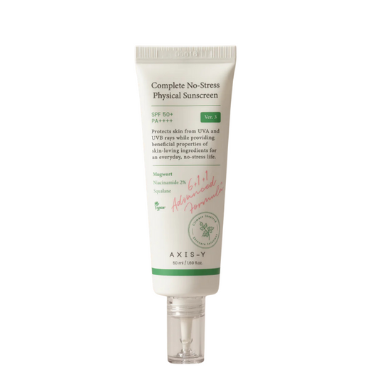 AXIS-Y Full Physical Sunscreen with No Stress SPF 50+ PA++++ 50 milliliters