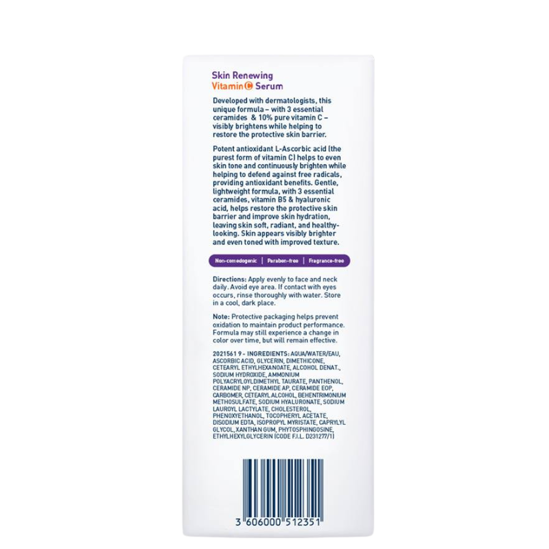CeraVe Vitamin C Serum | 10% Pure Vitamin C + Hyaluronic Acid