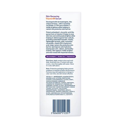 CeraVe Vitamin C Serum | 10% Pure Vitamin C + Hyaluronic Acid